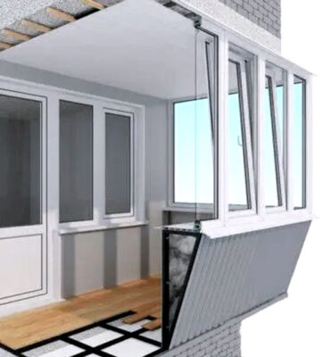 выносной балкон винница вынос по перилам плите киев окна на балкон лоджию-века-рехау-шуко